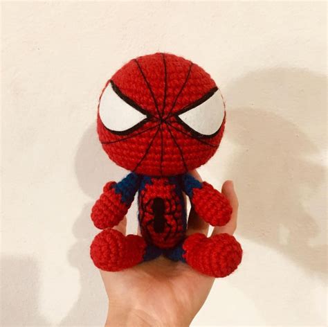 Homem Aranha Amigurumi Crochê Spider Man Elo7