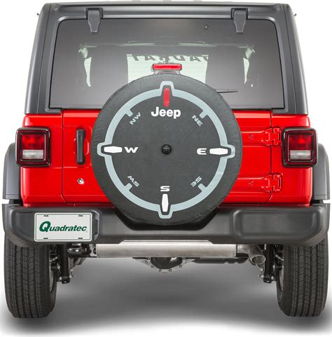 Mopar 82215446 Compass Design Spare Tire Cover For 18 21 Jeep Wrangler