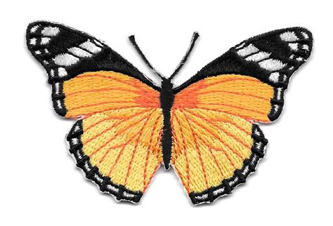 Butterfly Monarch Butterfly Insect Embroidered Iron On Applique Patch Ebay Iron On