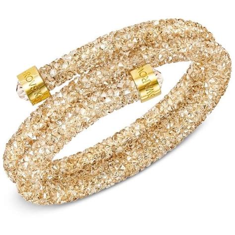 Swarovski Crystaldust Wrap Bracelet Liked On Polyvore Featuring