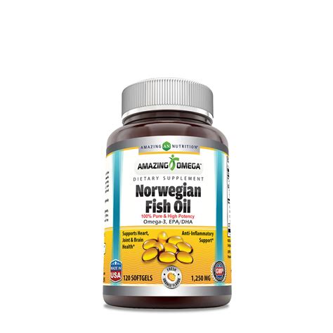 Norwegian Fish Oil - Orange - 120 Softgels | GNC
