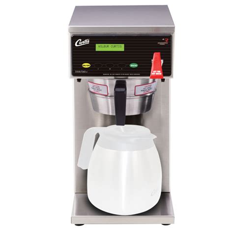 Curtis D60gt12a000 Low Profile Thermal Carafe Coffee Brewer 120v