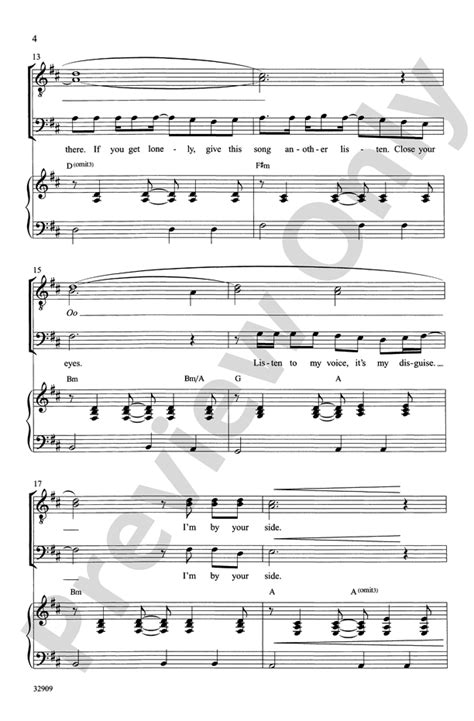 Hey There Delilah 1 2 3 4 Ttb Choral Octavo Tom Higgenson Digital Sheet Music Download