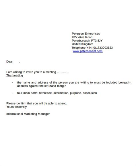 Business Letter Format - 10+ Free Word, PDF Documents Download | Free ...