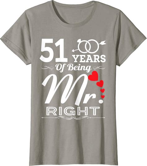 51 Years Of Being Mr Husband 51st Wedding Anniversary T Shirt