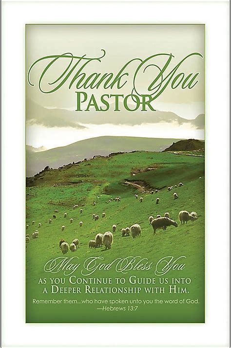 Bulletins Appreciation Thank You Pastor Lifeway Christian Thank