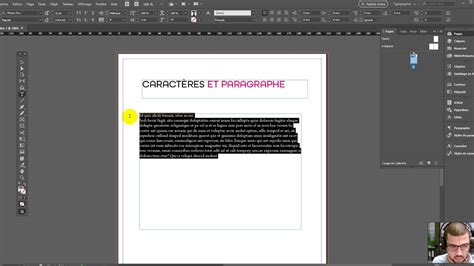 INDESING Gestion des caractères et paragraphes YouTube