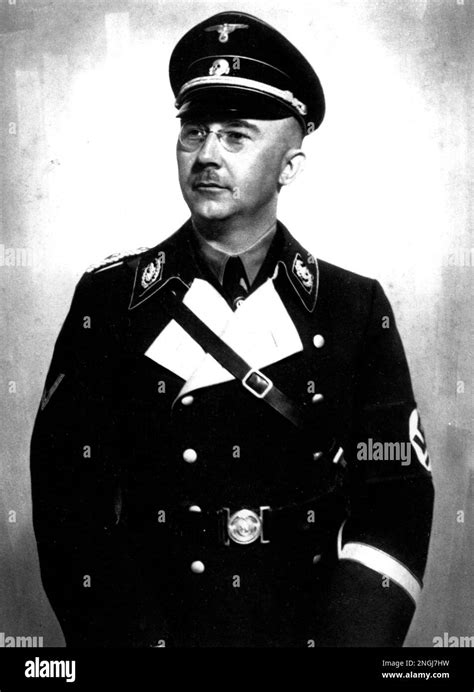 Heinrich Himmler Chief Of The Gestapo The German Secret Police Poses