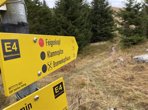 Wandern Überschreitung der Großen Klammspitze in den Ammergauer Alpen