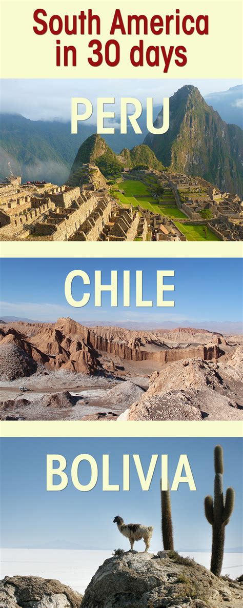 30 Day South America Backpacking Itinerary For Peru Chile And Bolivia