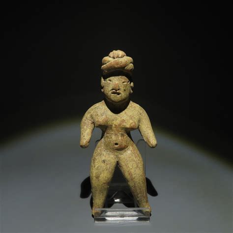 Olmeca Mexico Terracotta Figure Bc Cm Michel Vinaver