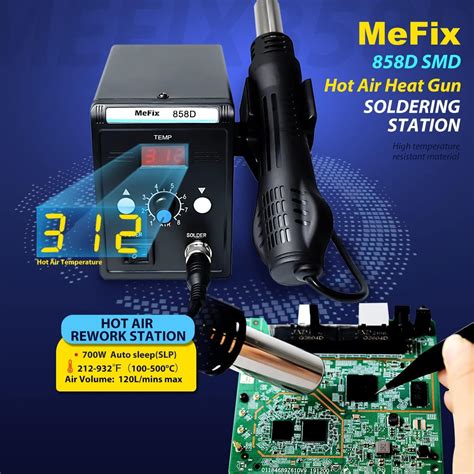 Mefix Estaci N De Retrabajo Smd D Pistola De Calor De Aire Caliente