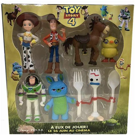 Movie Toy Story 4 Toys Woody Buzz Lightyear Jessie Forky Pvc Action