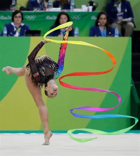 Belarus Katsiaryna Halkina Performs During Rhythmic Editorial Stock