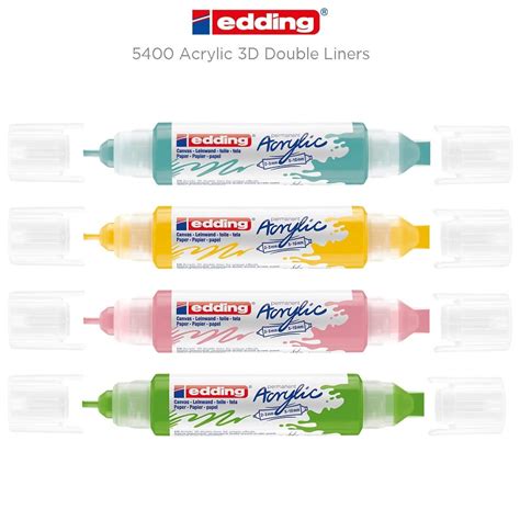 Edding 5400 Acrylic 3D Double Liners Jerry S Artarama