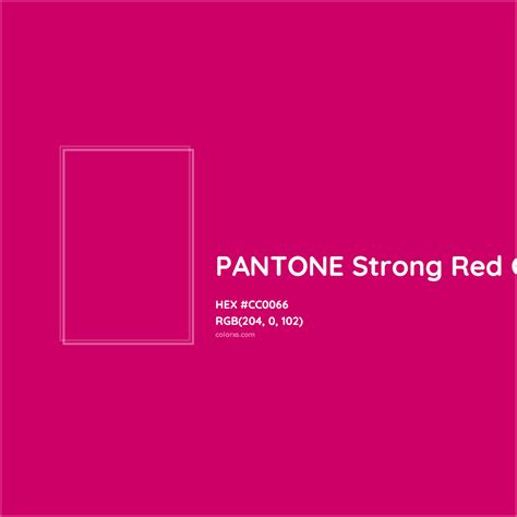 About PANTONE Strong Red C Color - Color codes, similar colors and ...