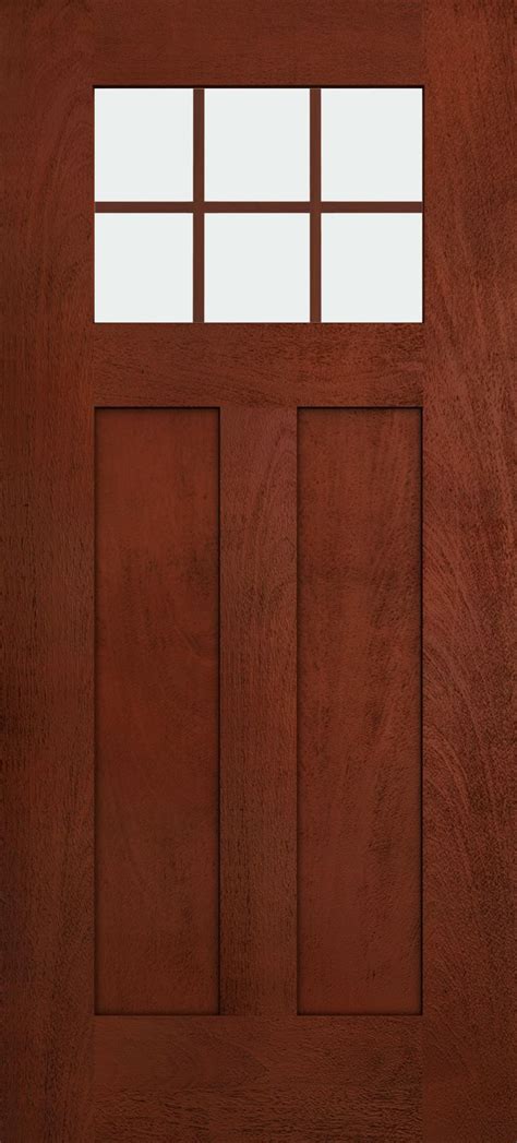 Design Pro Fiberglass Exterior Doors Mahogany Top View Craftsman 6