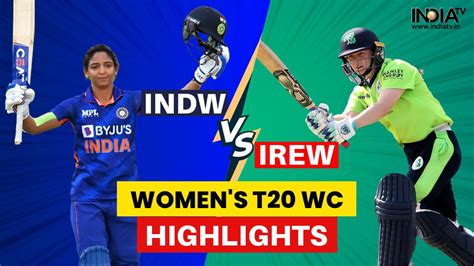 Indw Vs Irew T World Cup Highlights India Enter Semifinals Beat