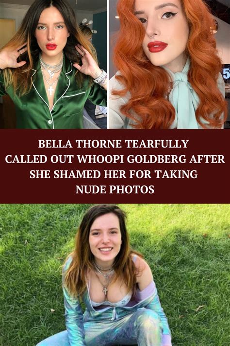 Bella Thorne Tearfully Called Out Whoopi Goldberg After She Shamed Her For Taking Nude Photos