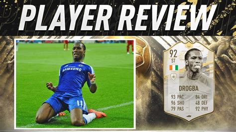 92 Prime Icon Moments Didier Drogba Player Review Fifa 21 Ultimate