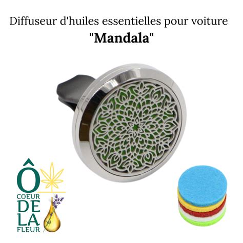 Diffuseur D Huiles Essentielles Pour Voiture Mandala