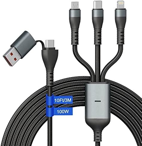 W Usb C To Multi Fast Charging Cable M Ft Apple Mfi Certified