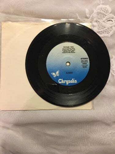 Blondie Picture This Fade Away And Radiate Vinyl 45 Debbie Harry Chris