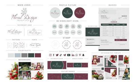 Design Logo With Complete Branding Kit And Social Media Kit