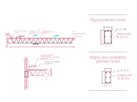 Detalle De Viga Metalica En Autocad Descargar Cad Kb Bibliocad