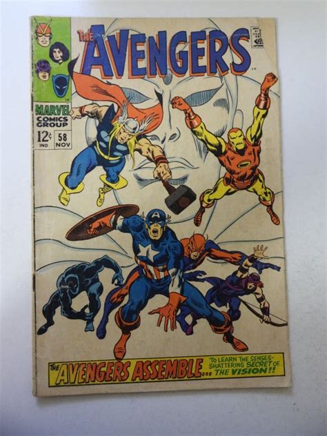 The Avengers Nd App Of Vision Gd Condition Comic Books