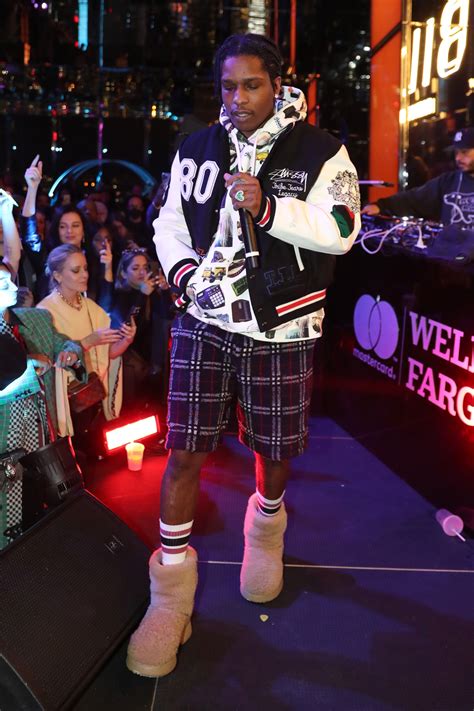 For A$AP Rocky, Transitional Dressing Means Plaid Shorts and Fuzzy ...