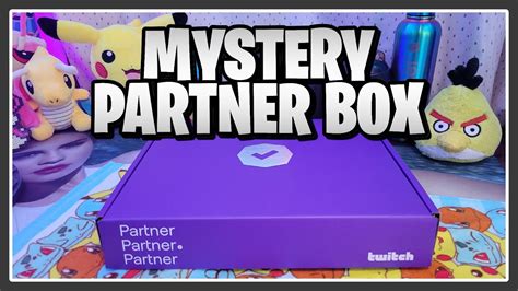 Opening A Mystery Partner Box From Twitch Youtube