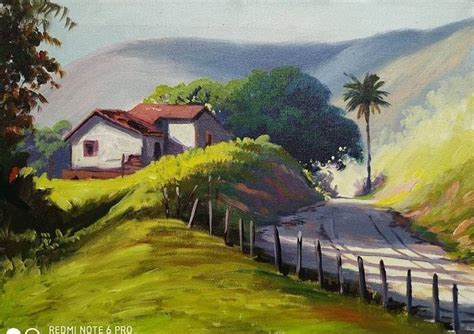 Pin De Gilvan Raimundo Em Casario Pinturas De Paisagem Aquarela