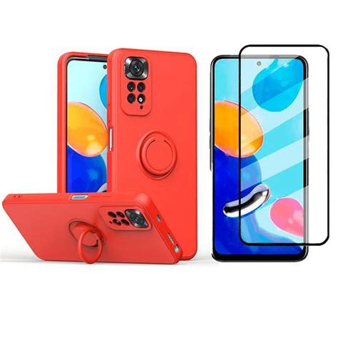 Capa Anti Impacto Xiaomi Redmi Note Pro G Pelicula D M Kit