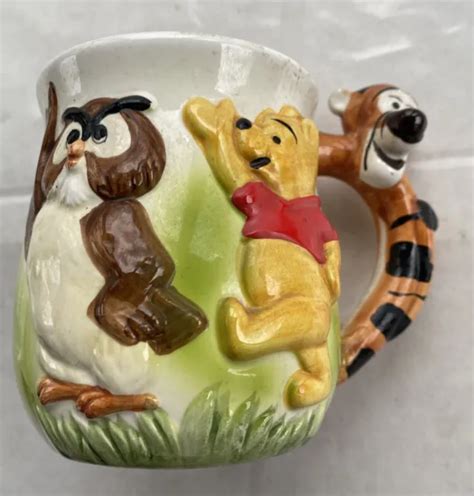 Vintage Winnie The Pooh Tigger Walt Disney Productions Mug With