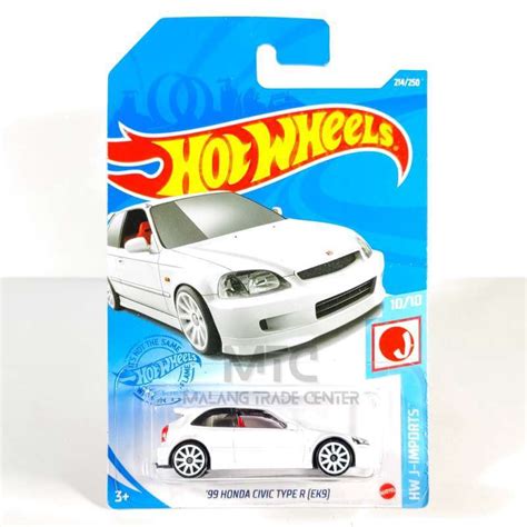 Jual Hot Wheels 99 Honda Civic Type R EK9 White Lot M 2021 Di Seller MTC Malang Trade Center