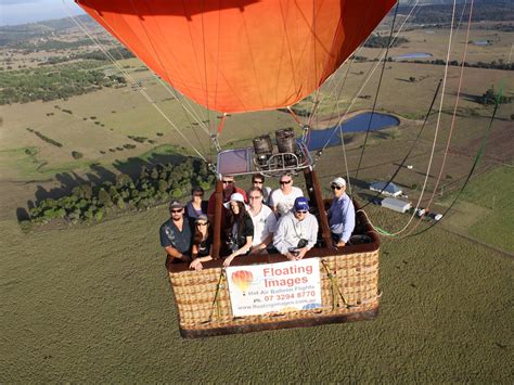 Floating Images Hot Air Balloon Flights Tour Queensland