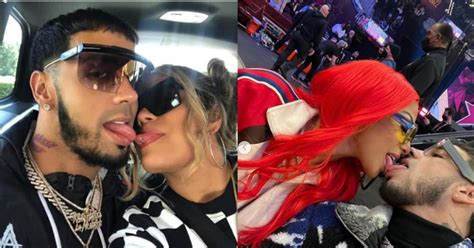 Anuel AA recrea con Yailin una foto que tenía con Karol G y le llueven