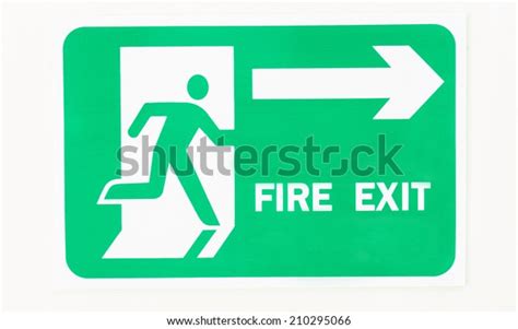 Fire Escape Signs Stock Photo 210295066 | Shutterstock