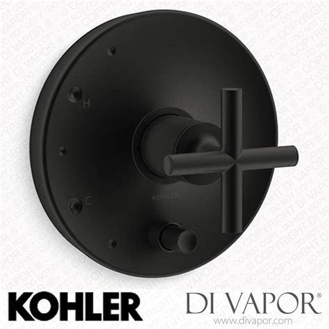 Kohler Valve Trim With Push Button Diverter And Cross Handle K T14501