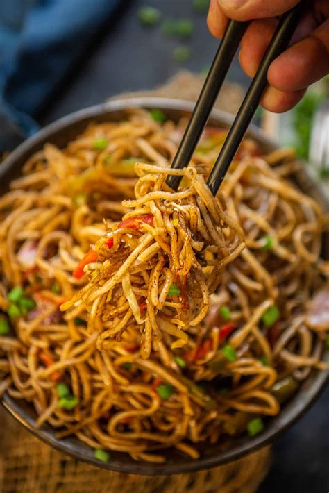 Hakka Noodles Step By Step Video Whiskaffair