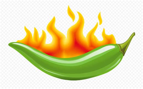 Cartoon Green Hot Chili Pepper Png Citypng