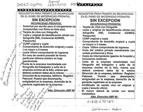 Algunas Umf Del Imss Exigen Requisitos De M S Para Pagar Incapacidades