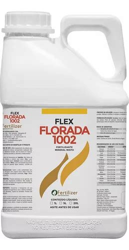 Adubo Foliar Cálcio Boro 1002 Fertilizer Galão 5 Litros