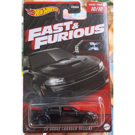 Xe mô hình Hot Wheels Fast Furious 20 Dodge Charger SRT Hellcat