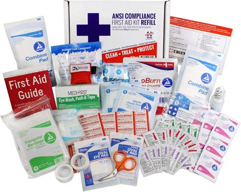 Amazon OSHA ANSI First Aid Kit Refill Upgrade 25 Person 73