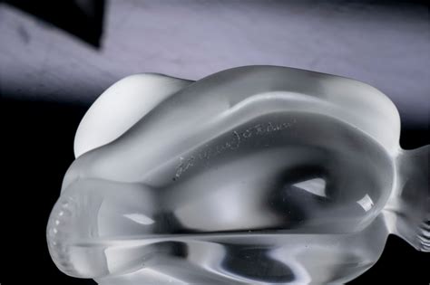 Two Lalique Crystal Nude Figurines With Box Black Rock Galleries