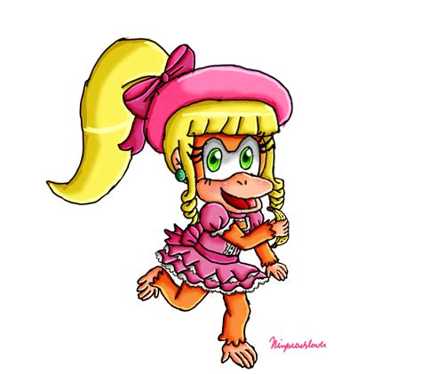 N Pop Idol Collab Dixie Kong By Ninpeachlover On Deviantart