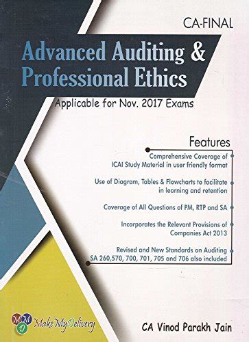 Buy Advanced Auditing Professional Ethics For CA Final Nov 2017 Exam