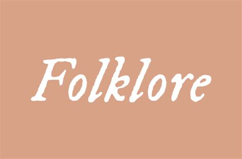 Folklore Font - Fonts Hut